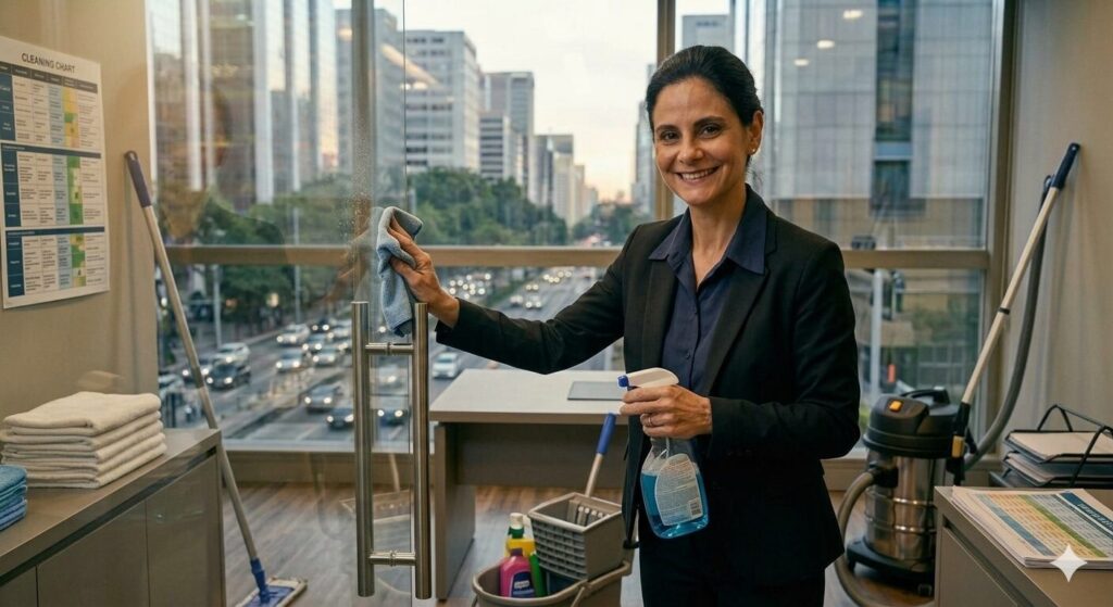 limpeza, serviços gerais